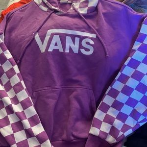 Vans Purple Checker Hoodie